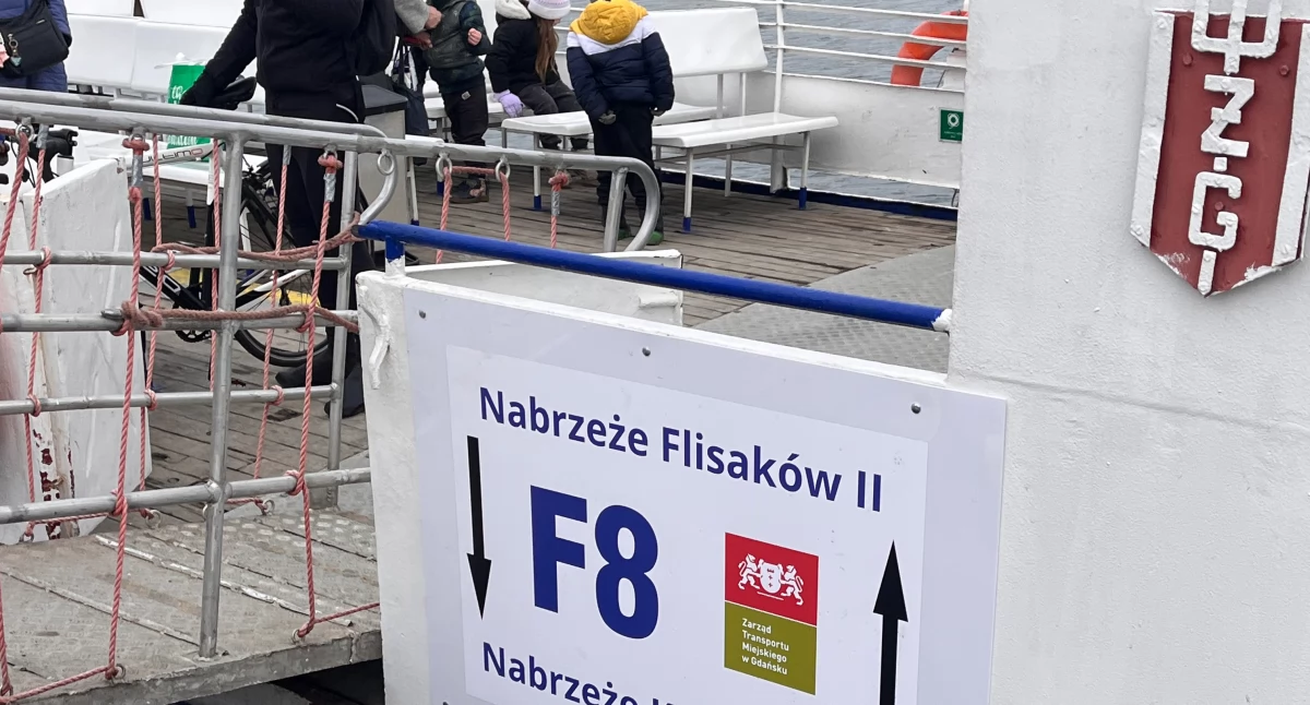 Sztorm na Martwej Wiśle. Prom pieszo-rowerowy na Przeróbkę nie kursuje
