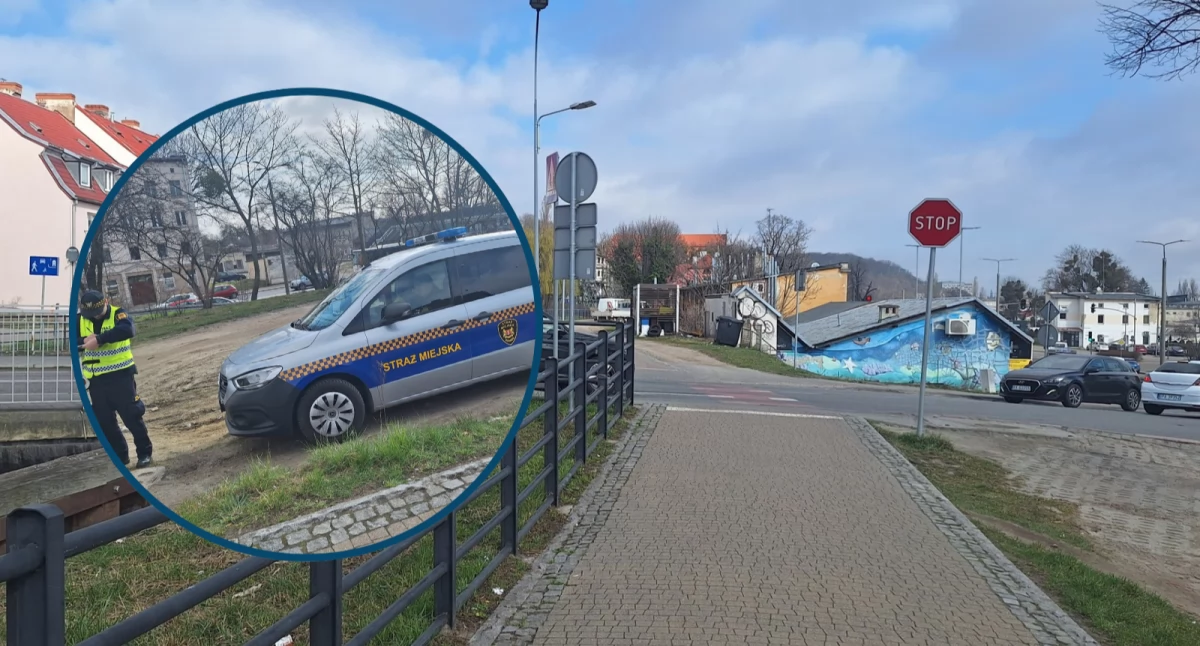 Zatrzymał się na rowerze, ale nie dotknął stopą ziemi. Straż Miejska ukarała go mandatem