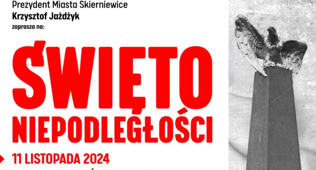 Święto Niepodległości w Skierniewicach – zaproszenie do wspólnego świętowania