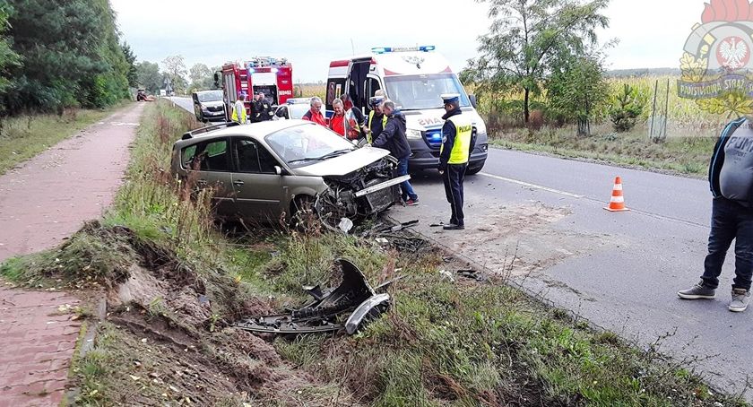 Groźny wypadek w miejscowości Nowa Trzcianna 