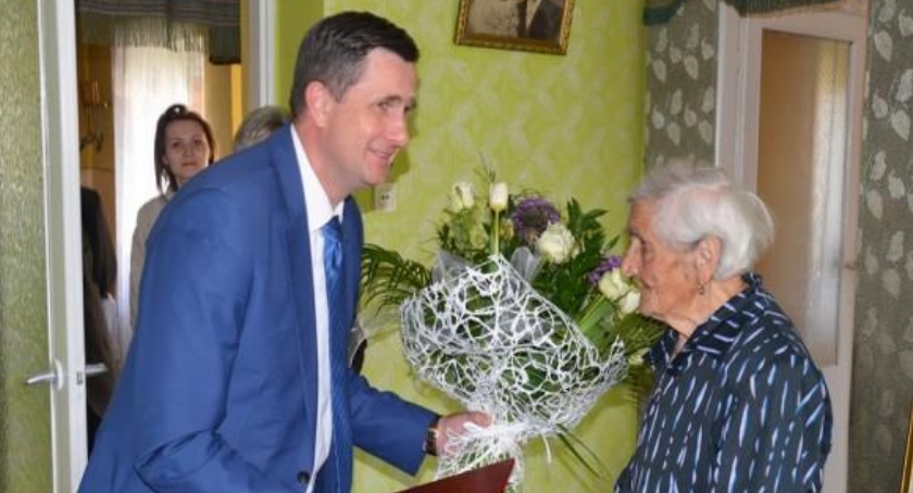 100 urodziny Pani Zofii - Prezydent z wizytą u dostojnej jubilatki