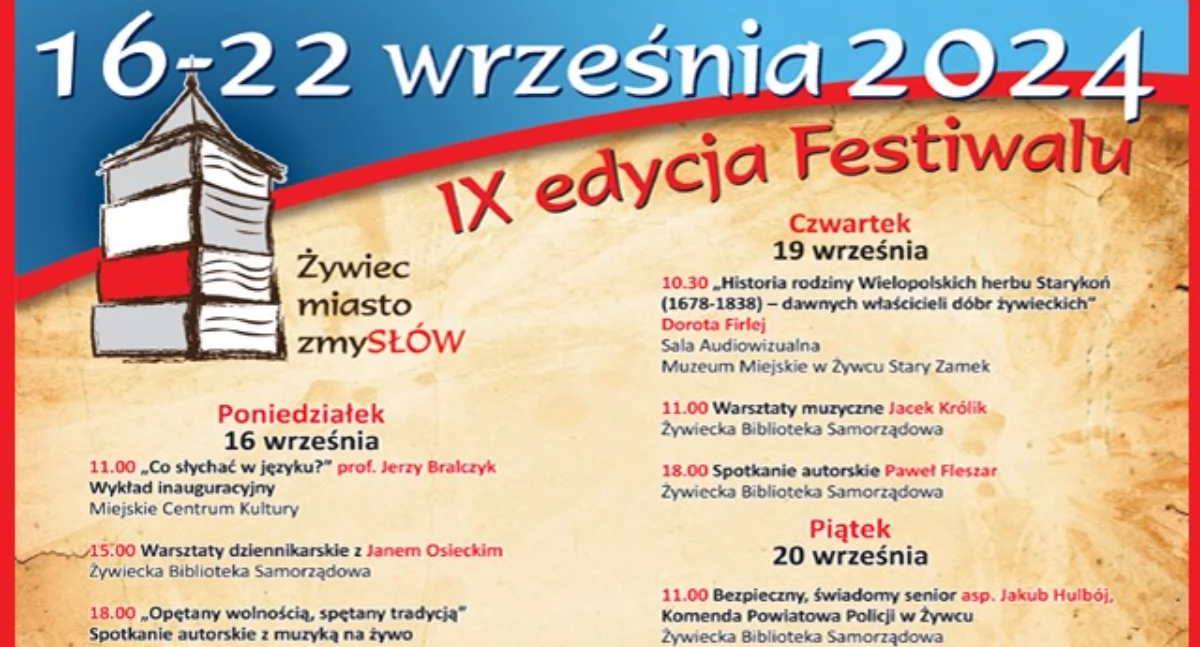Tydzień pełen inspiracji na Festiwalu – dołącz do nas!