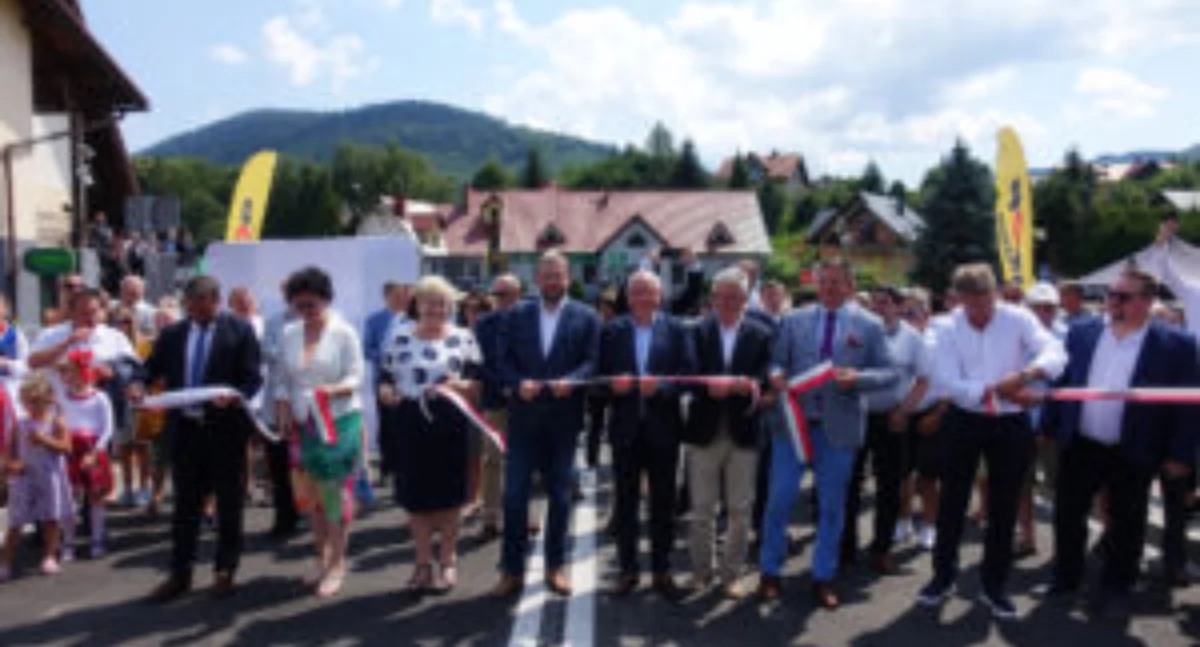 Otwarcie Nowego Mostu na Rzece Soła w Centrum Porąbki