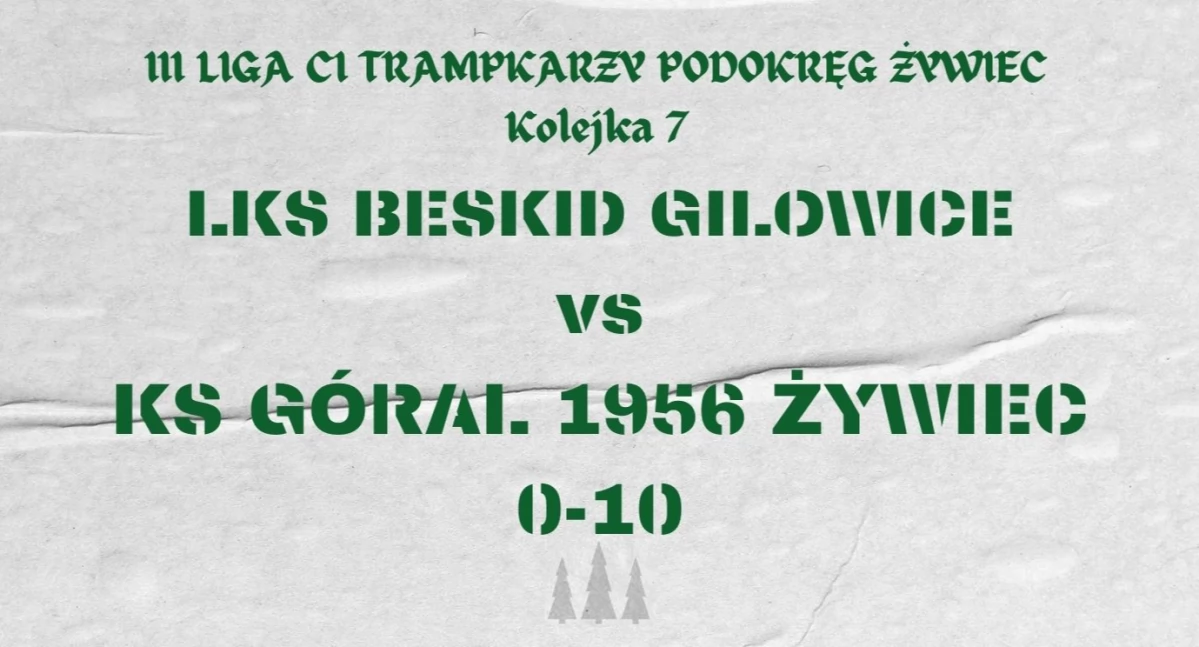 Zwycięstwo 10:0 podczas meczu 3 Ligi C1 Trampkarzy w Podokręgu Żywiec Śląskiego ZPN