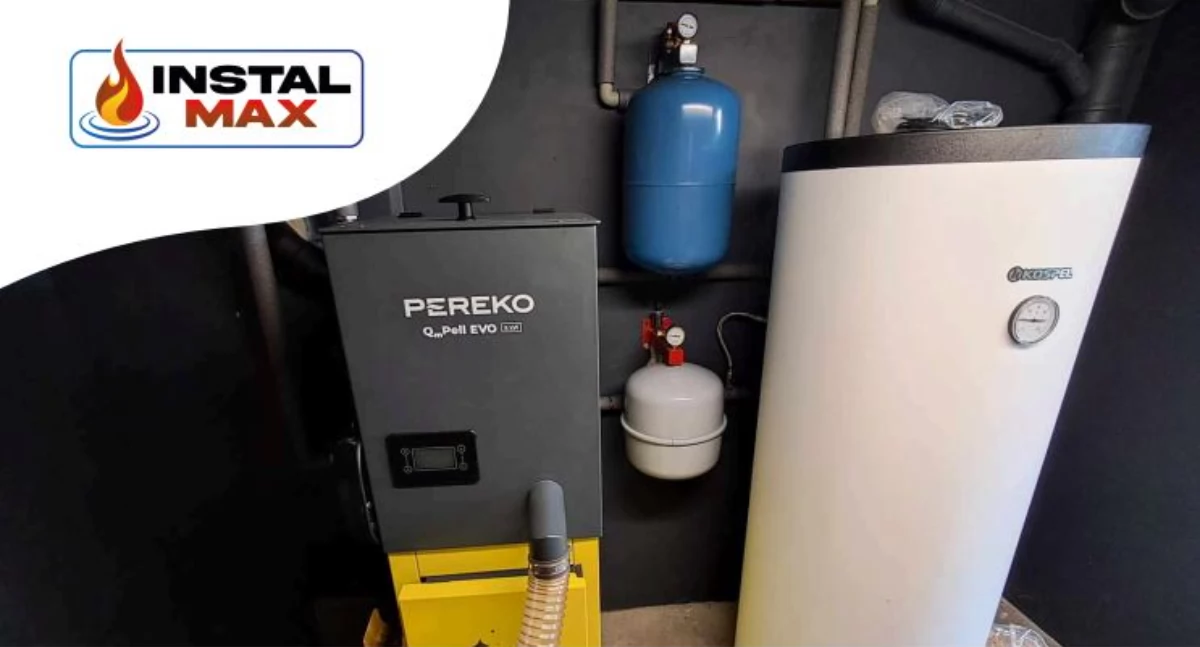 Kocioł PEREKO Q-mpell EVO 8 kW - nowoczesne ekologiczne ogrzewanie na pellet