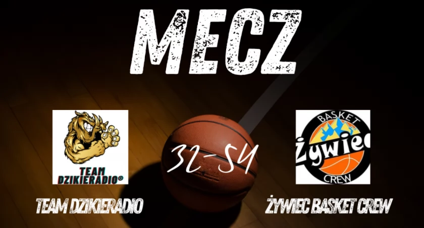 Pierwszy mecz  Dzikieradio® w Żywieckiej Lidze Koszykówki - pełen zaangażowania debiut! Dołącz do nas i rozwijaj swoje umiejętności razem z nami! Foto Relacja .