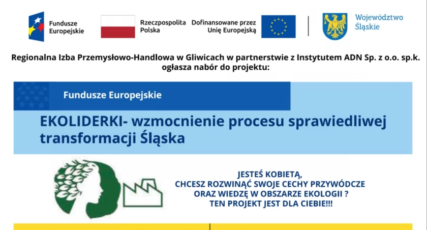 EKOLIDERKI - Bezpłatny program rozwojowy dla aktywnych mieszkanek Śląska.