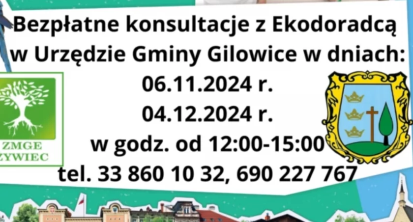 Bezpłatne konsultacje z Ekodoradcą w Urzędzie Gminy Gilowice