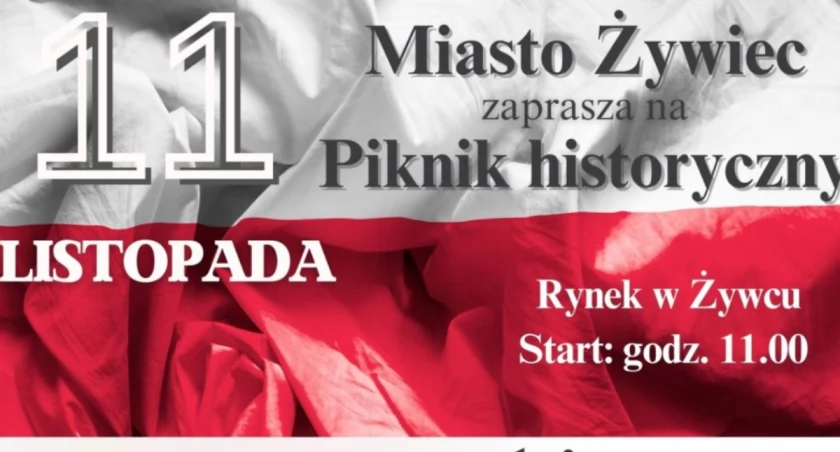 Rodzinny Piknik Historyczny w Żywcu ndash Świętujemy Niepodległość - Celebracja Niepodległości na Rynku, rekonstrukcje historyczne, gry terenowe i degustacje - Zapraszamy!