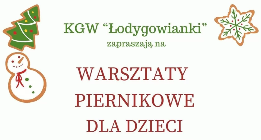 Warsztaty piernikowe dla dzieci w Łodygowicach 