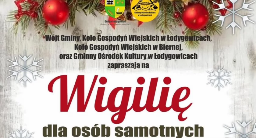 Wigilia dla samotnych w Łodygowicach 