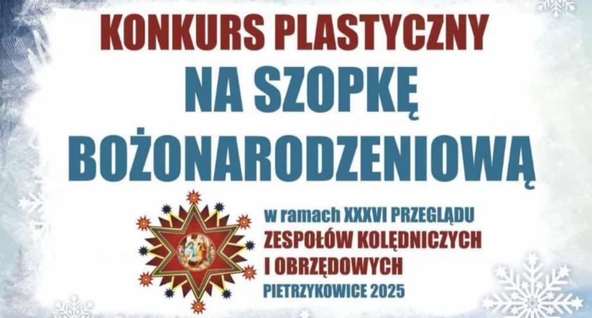 Konkurs plastyczny na szopkę Bożonarodzeniowy w Łodygowicach 