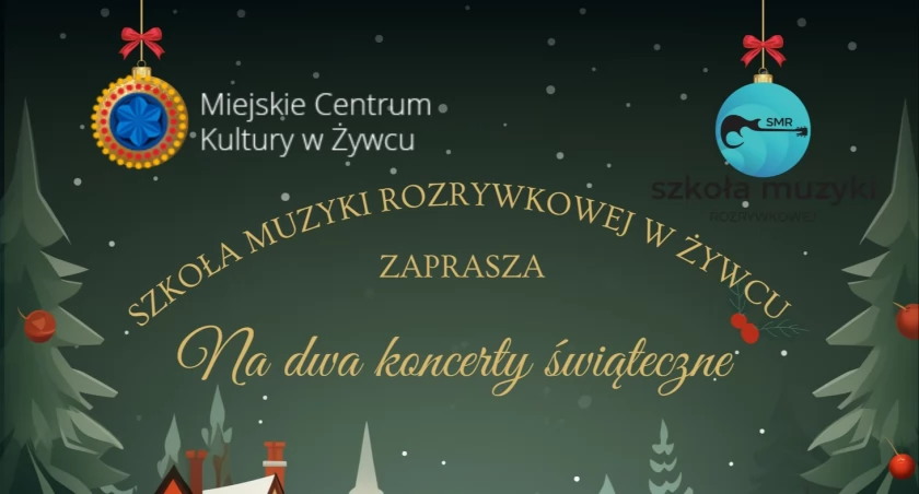 Świąteczny koncert Szkoły Muzyki Rozrywkowej już dziś o godz. 18:00 w Klubie Śrubka w Żywcu!