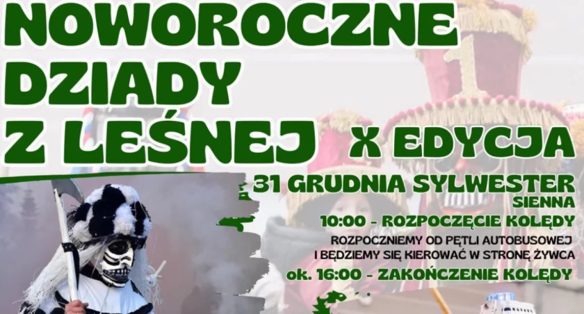 X Edycja Noworocznego Kolędowania: Dziady z Leśnej w Gminie Lipowa