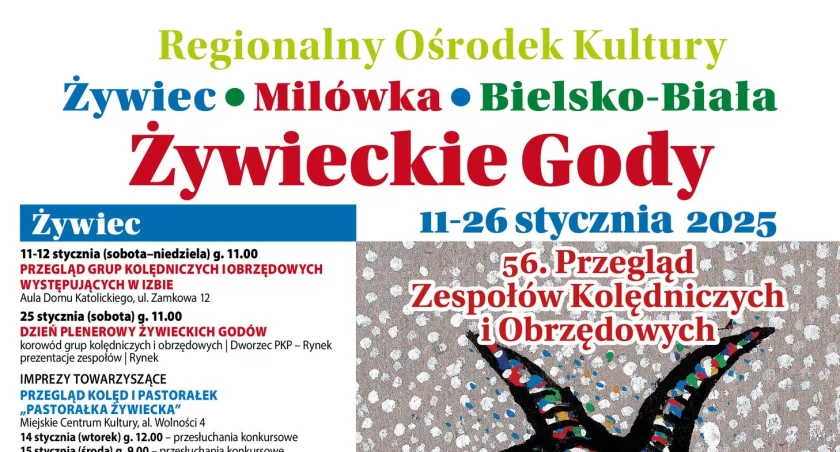 56. Przegląd Zespołów Kolędniczych i Obrzędowych - Magiczny czas tradycji i folkloru Milówka - Żywiec - Bielsko-Biała 