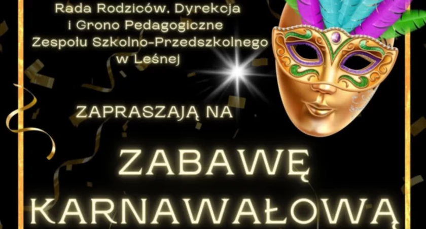 Karnawał w Leśnej! Zapraszamy na niezapomnianą zabawę!