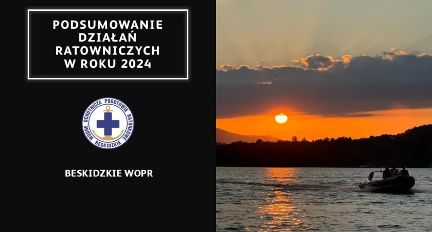 Podsumowanie działań Beskidzkiego WOPR Oddział Rejonowy w Żywcu 