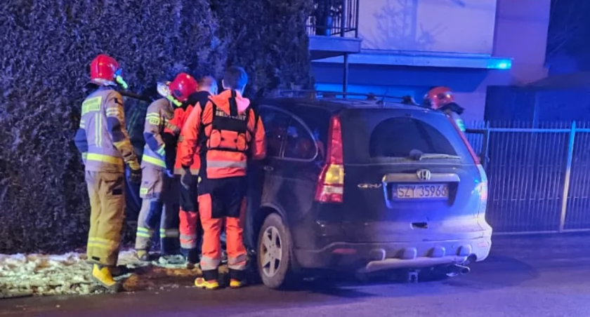 Zdarzenie drogowe na ul. Klonowej w Żywcu