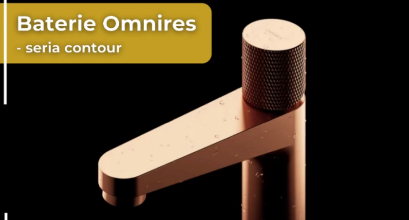 Baterie Omnires Contour – eleganckie i nowoczesne rozwiązanie do łazienki. Odkryj serię idealną na lata! Odwiedź nasz salon w Żywcu.