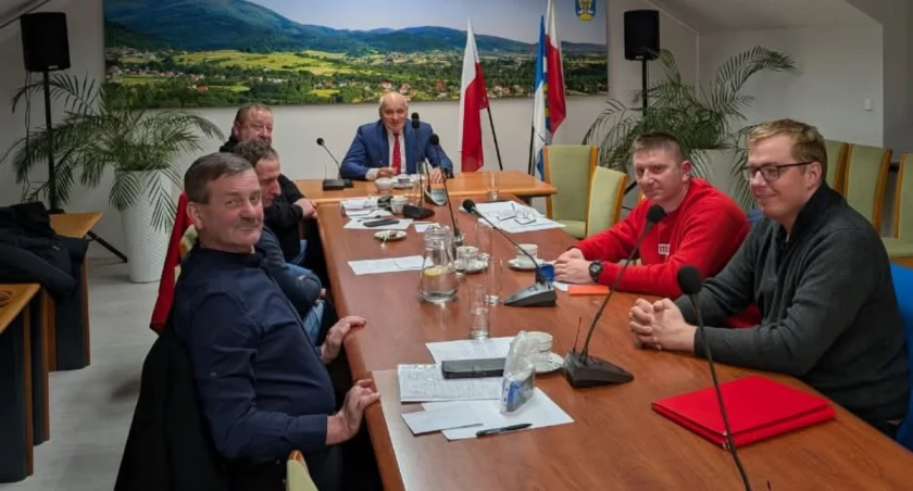 Spotkanie prezesów OSP z Wójtem Gminy Lipowa
