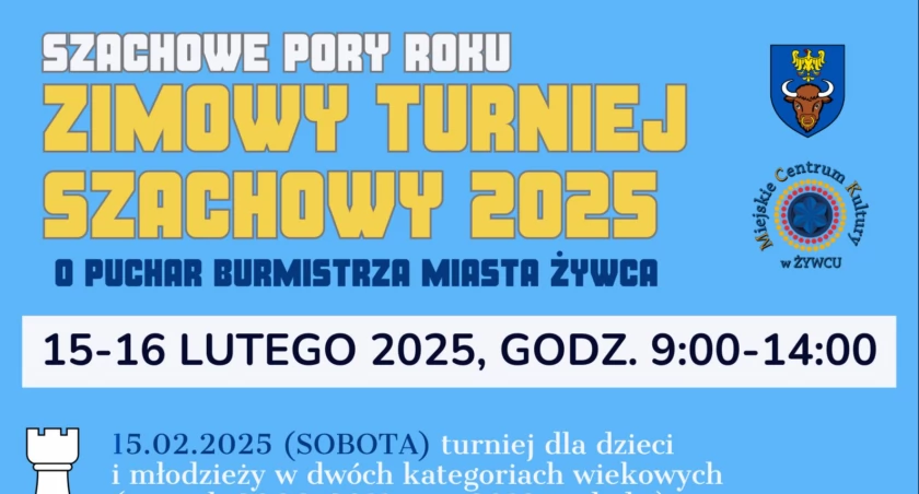 Zimowy Turniej Szachowy o Puchar Burmistrza Miasta Żywca!