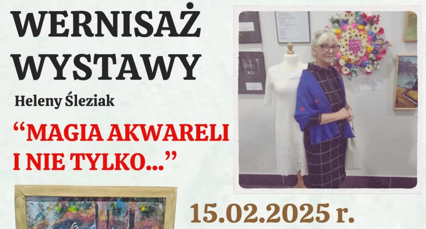 Spotkanie ze sztuką w Gminnym Ośrodku Kultury w Milówce – Wernisaż Heleny Śleziak