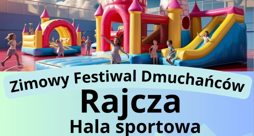 Zimowy Festiwal Dmuchańców w Rajczy – niezapomniana zabawa dla najmłodszych!
