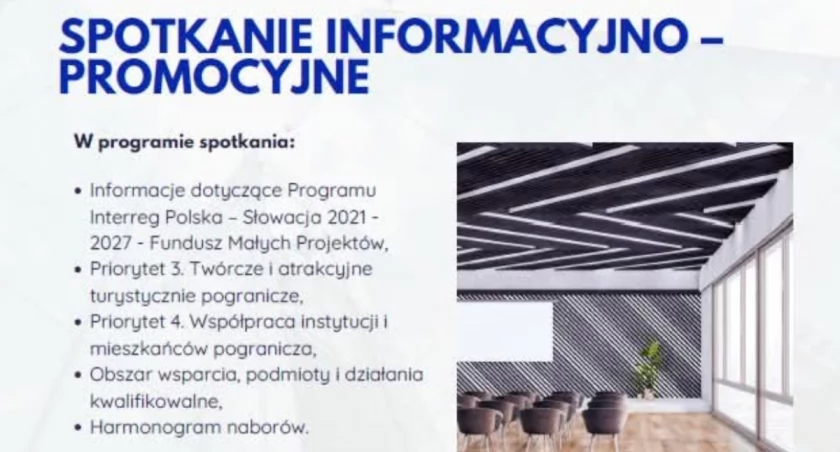 Gmina Lipowa zaprasza na spotkanie informacyjne w zakresie programu Interreg