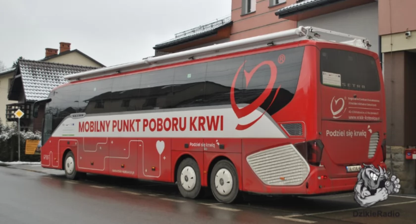 Walentynkowy Krwiobus w Gminie Łękawica – Dzień Miłości i Pomocy Drugiemu Człowiekowi