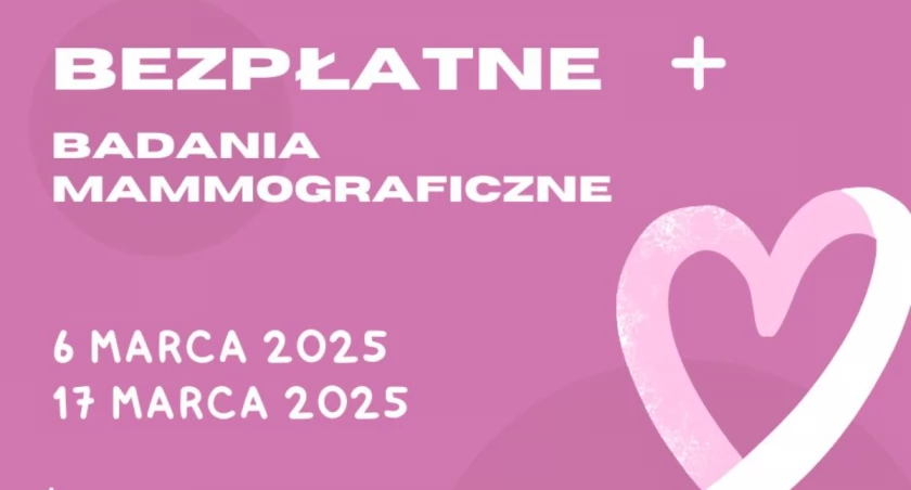 Ważna Informacja dla Mieszkanek Gminy Lipowa! Badania mammograficznego - zrób to dla swojego zdrowia!
