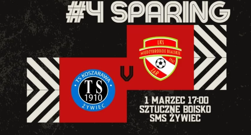 TS Koszarawa Żywiec vs. LKS Żar Międzybrodzie Bialskie - sparing już w sobotę o godz. 17:00! 