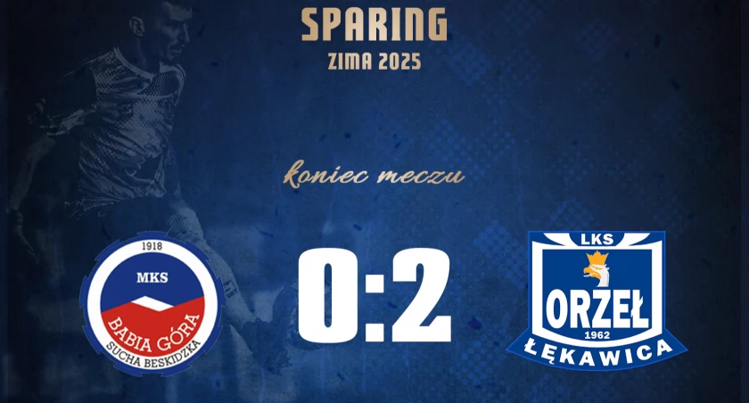 Orzeł Łękawica zwycięsko z MKS Babia Góra Sucha Beskidzka 2:0! Gotowi na start ligowej wiosny po udanym sprawdzianie.
