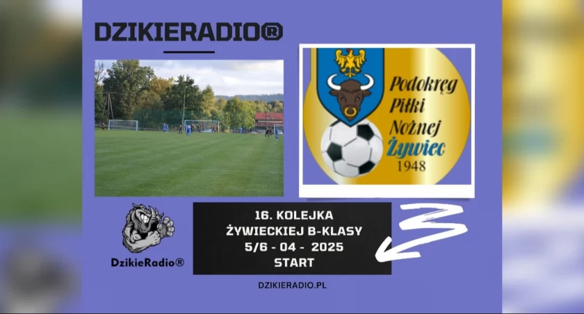 Zapowiedź 16. kolejki B - klasy (Podokręg Żywiec) rozgrywek ligowych