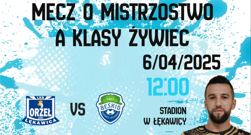 Derbowe starcie Beskidu Gilowice z Orłem Łękawica w Żywieckiej A Klasie - 6.04.2025r. godz. 12:00.