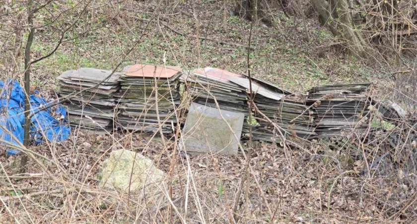 Dzikie wysypiska śmieci w gminie Łodygowice 