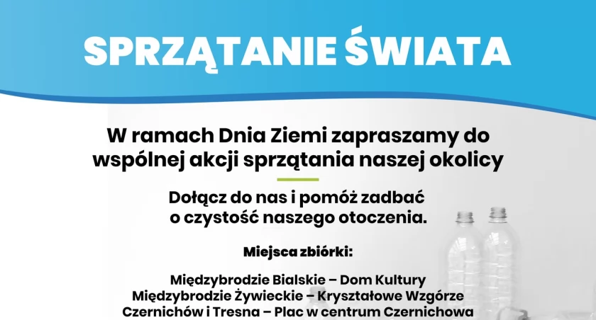 Wspólne sprzątanie Sołectwa Czernichów i Tresnej – Razem możemy więcej!
