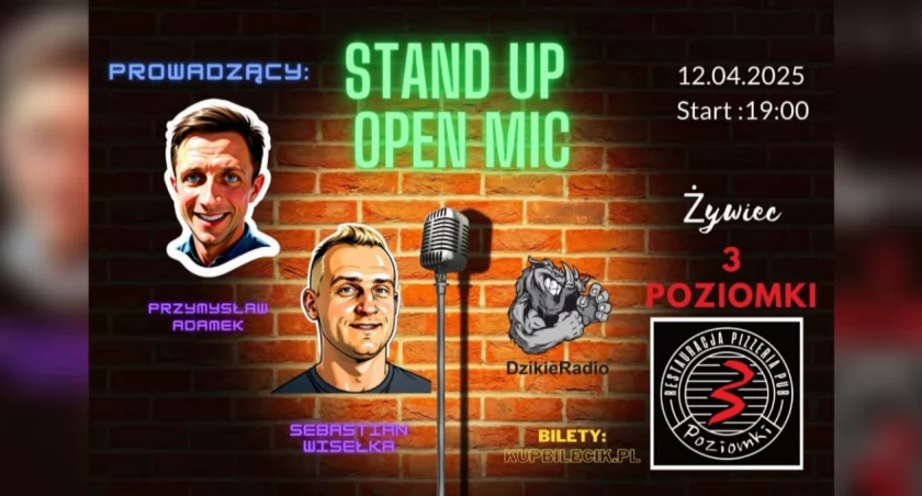Open Mic w Żywcu – czyli śmiech, roast i być może goła kostka!