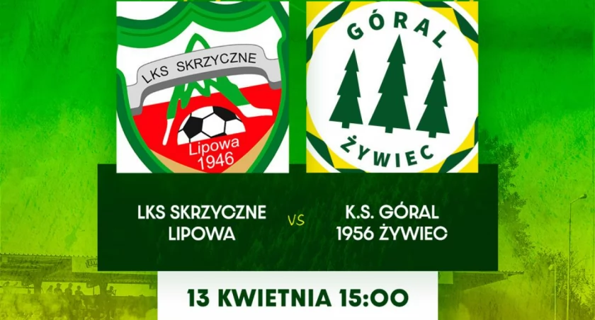 LKS Skrzyczne Lipowa vs Góral 1956 Żywiec - Zapowiedź A Klasy Żywiec!  Dołączcie w niedzielę, 13 kwietnia o 15:00 na Stadionie w Lipowej!  