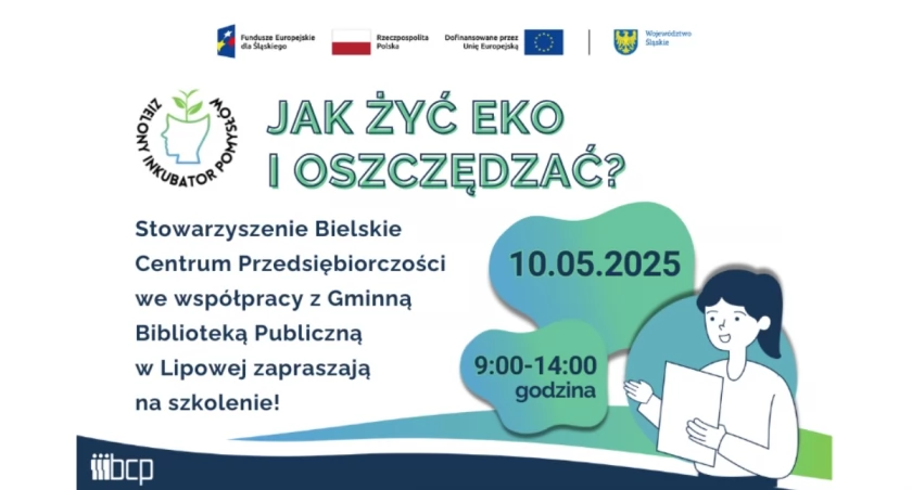 Jak żyć eko i oszczędzać? Bezpłatne szkolenie dla młodzieży w Lipowej - zapisz się już dziś!