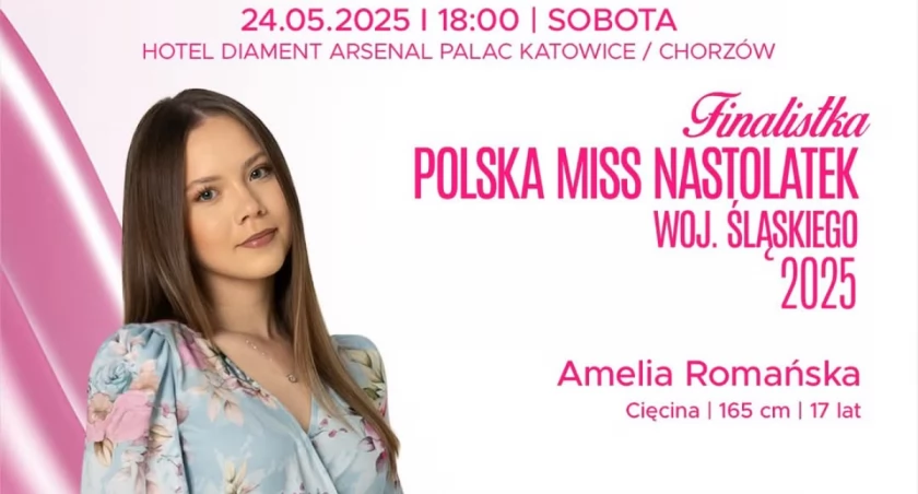 25 Finalistek Polska Miss Nastolatek Woj. Śląskiego 2025! Amelia Romańska w Finale!