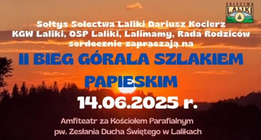  II Bieg Górala Szlakiem Papieskim – Laliki w Gminie Milówka! 14 czerwca 2025 r. 