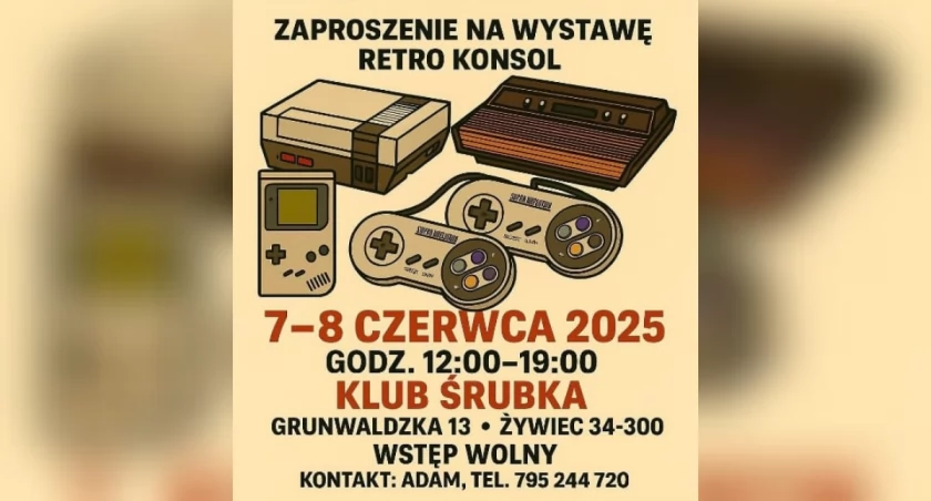 Retro Świat - wystawa retro konsol w Klubie Śrubka