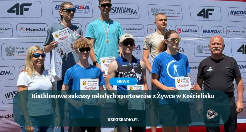 Biathlonowe sukcesy młodych sportowców z Żywca w Kościelisku