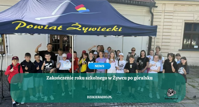 Folkowe zakończenie roku szkolnego w Żywcu — młodzież zorganizowała święto z sercem
