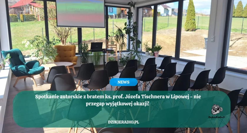 Kazimierz Tischner i Michał Lewandowski gośćmi biblioteki w Lipowej.