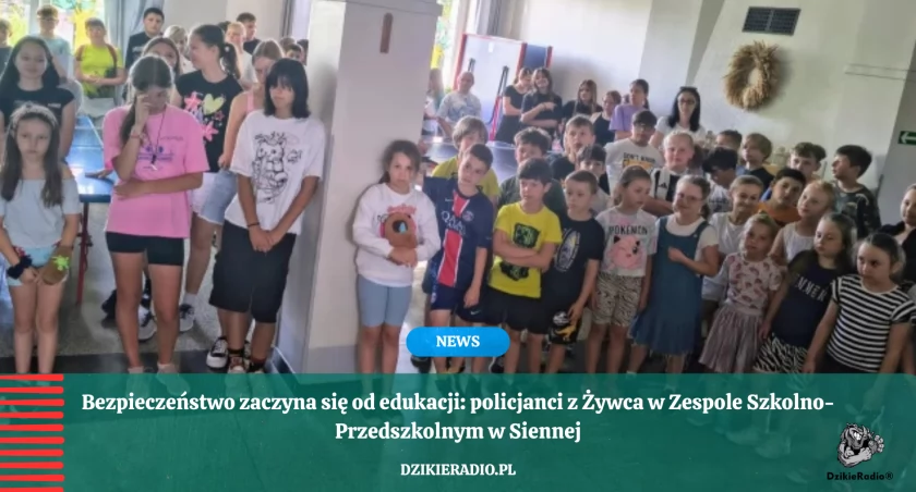 Spotkanie z policjantami w ramach Tygodnia dla Bezpieczeństwa – edukacja najmłodszych o bezpiecznych wakacjach