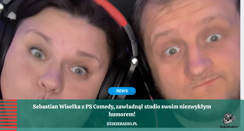 Sebastian Wisełka, znany również jako „ten spokojniejszy z PS Comedy (ale tylko do czasu!)” w naszym studio !
