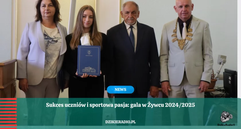 Młodzi mistrzowie wiedzy i sportu nagrodzeni podczas czerwcowej Sesji Rady Miejskiej w Żywcu