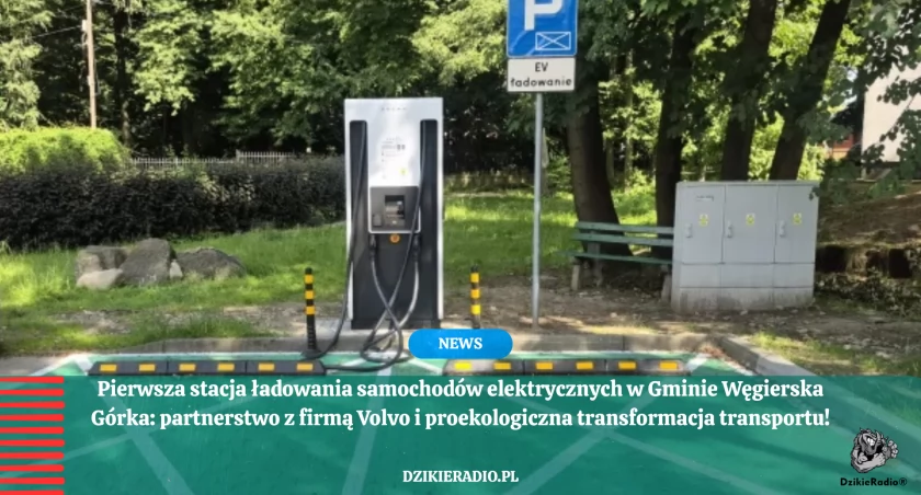 Nowa stacja ładowania samochodów elektrycznych w Węgierskiej Górce – krok ku przyszłości