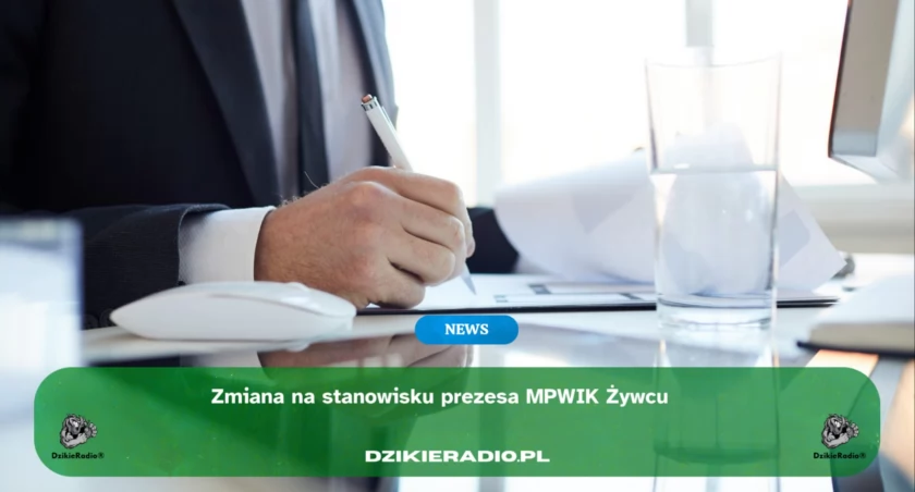 Zmiana na stanowisku prezesa MPWiK w Żywcu. Jakub Kliś zastąpił Halinę Staszkiewicz